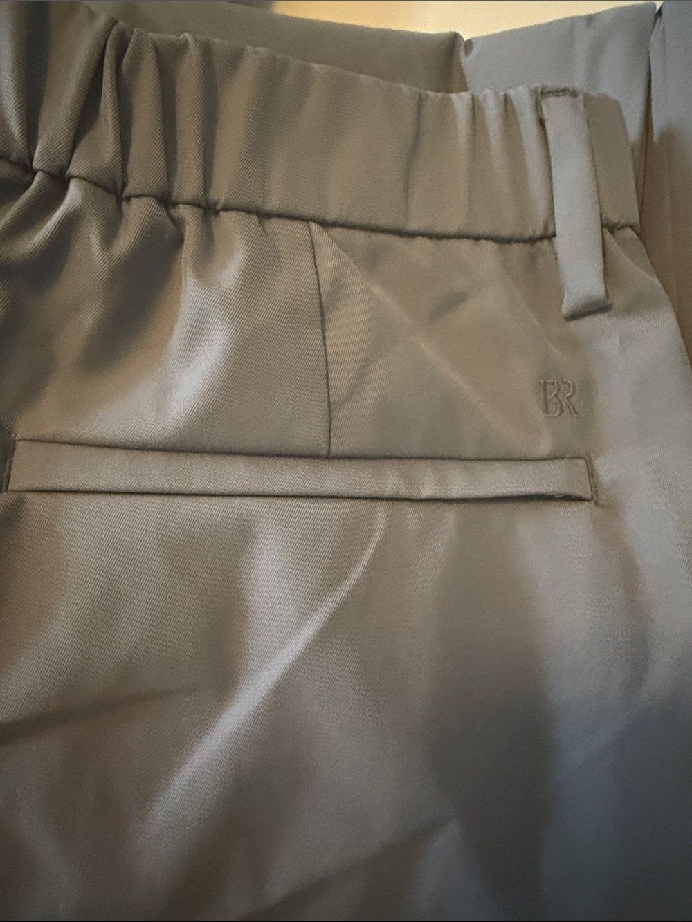 Banana Republic Men's Gray Commuter Flex Pant Size 34x30 - Picture 3 of 4